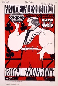 Juliste "Art Metal Exhibition" -näyttelyyn Royal Aquariumissa, 1898